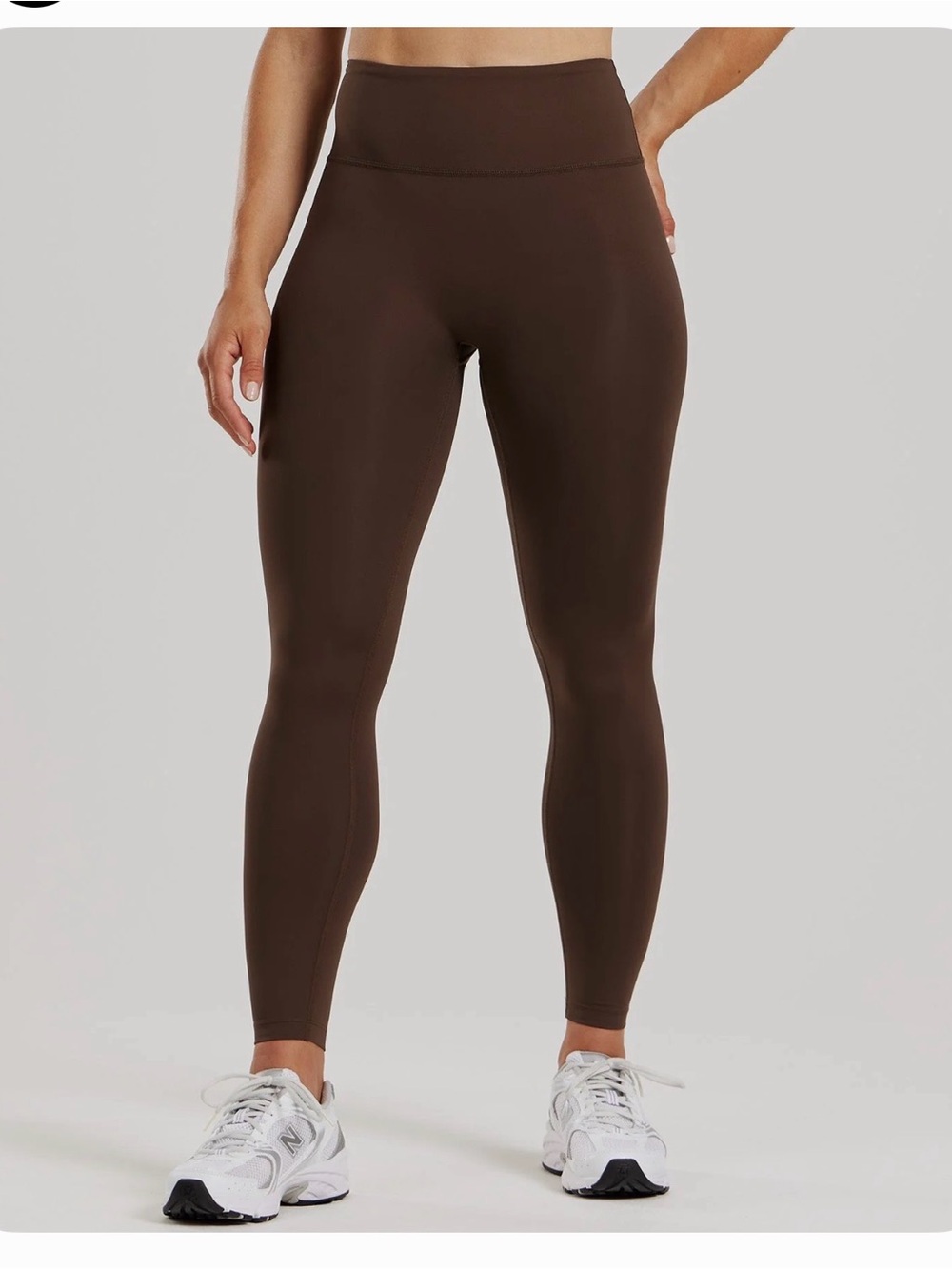 Women’s best High-Rise Brown Active Leggings - Stretch Performance
